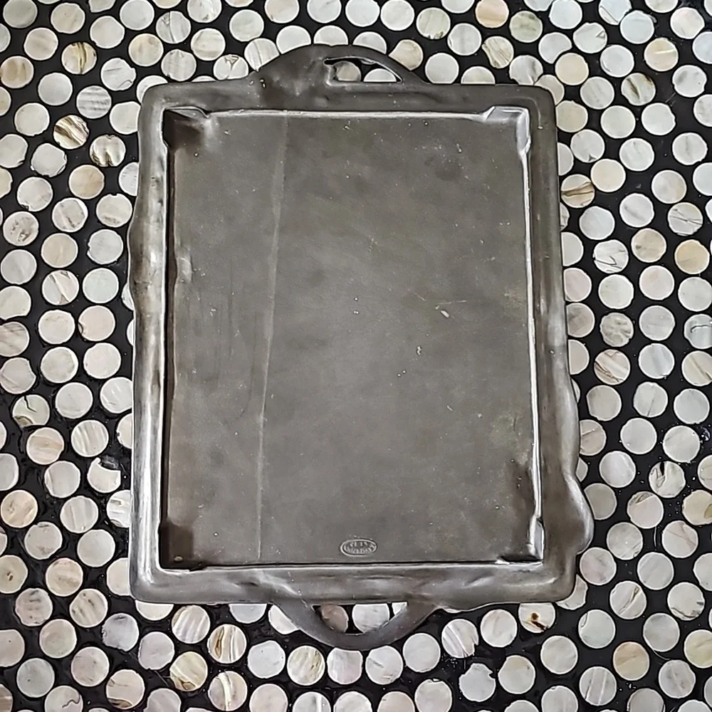 Antique Art Nouveau KAYSERZINN Pewter Tray - Picture 6 of 8